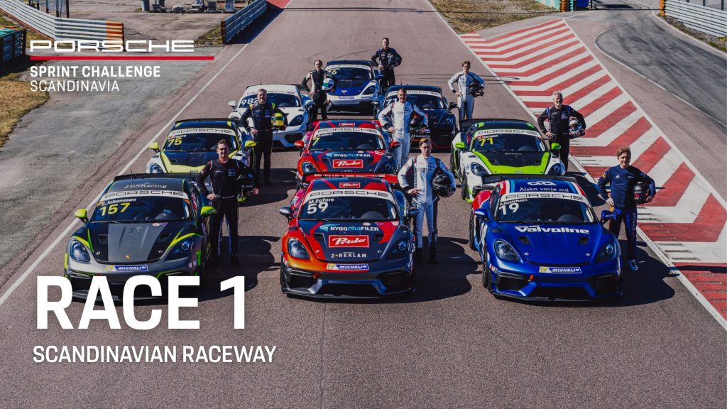 Porsche Sprint Challenge Scandinavia – Scandinavian Raceway – 9 maj 2026 – Race 1