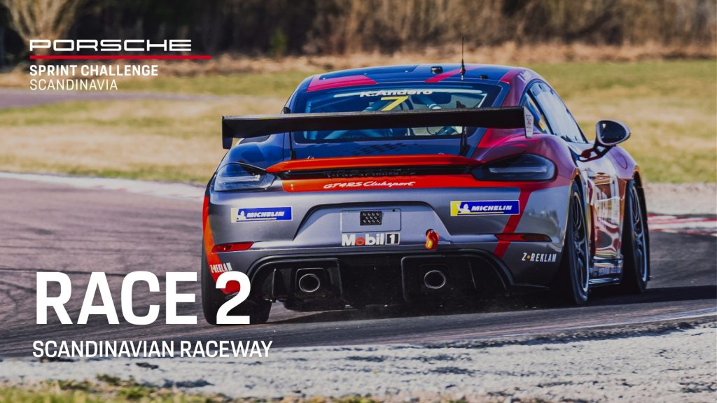 Porsche Sprint Challenge Scandinavia – Scandinavian Raceway – 9 maj 2026 – Race 2
