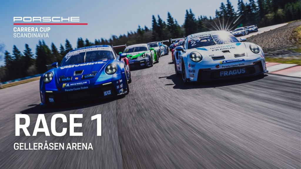 Porsche Carrera Cup Scandinavia – Gelleråsen Arena – 31 maj 2026 – Race 1