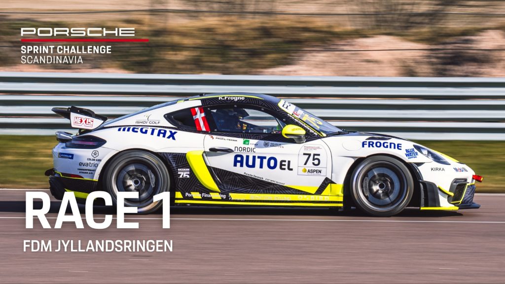 Porsche Sprint Challenge Scandinavia – FDM Jyllandsringen – 28 juni 2026 – Race 1