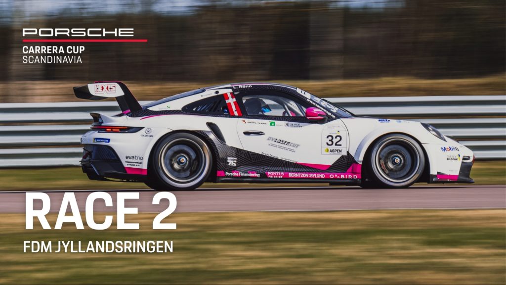Porsche Carrera Cup Scandinavia – FDM Jyllandsringen – 28 juni 2026 – Race 2