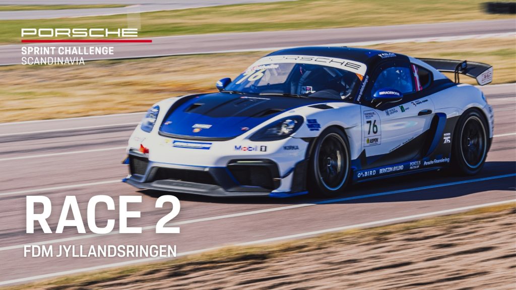 Porsche Sprint Challenge Scandinavia – FDM Jyllandsringen – 28 juni 2026 – Race 2