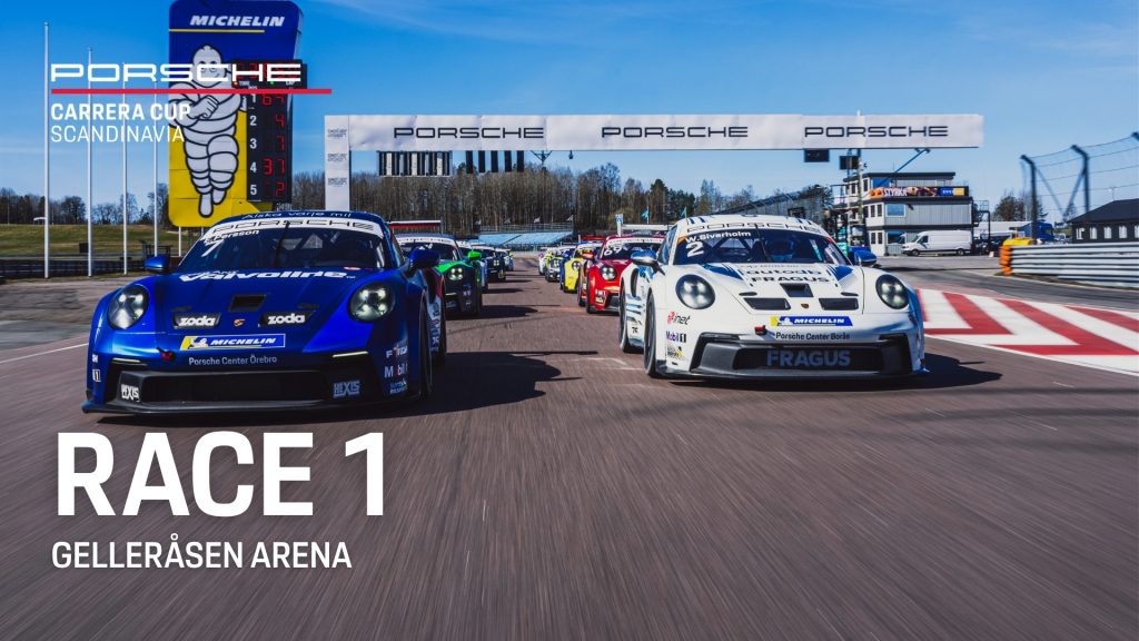 Porsche Carrera Cup Scandinavia – Gelleråsen Arena – 15 augusti 2026 – Race 1