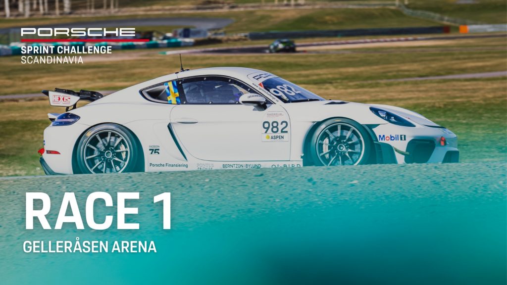 Porsche Sprint Challenge Scandinavia – Gelleråsen Arena – 15 augusti 2026 – Race 1