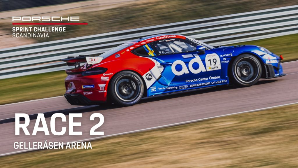 Porsche Sprint Challenge Scandinavia – Gelleråsen Arena – 15 augusti 2026 – Race 2